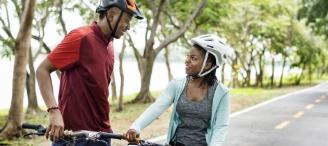 Family cycling