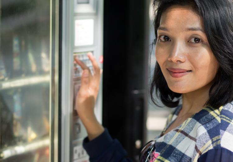 Woman vending