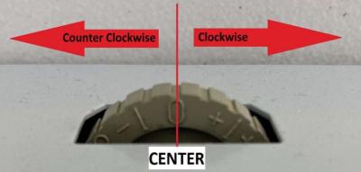 Dial adjustment